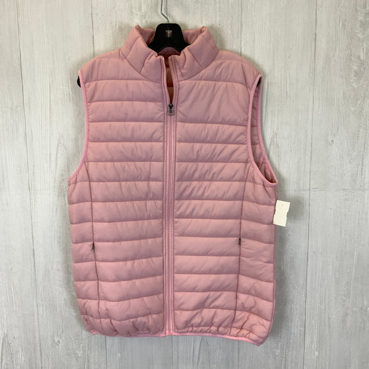 Vest Puffer & Quilted By Clothes Mentor In Pink, Size: Xl