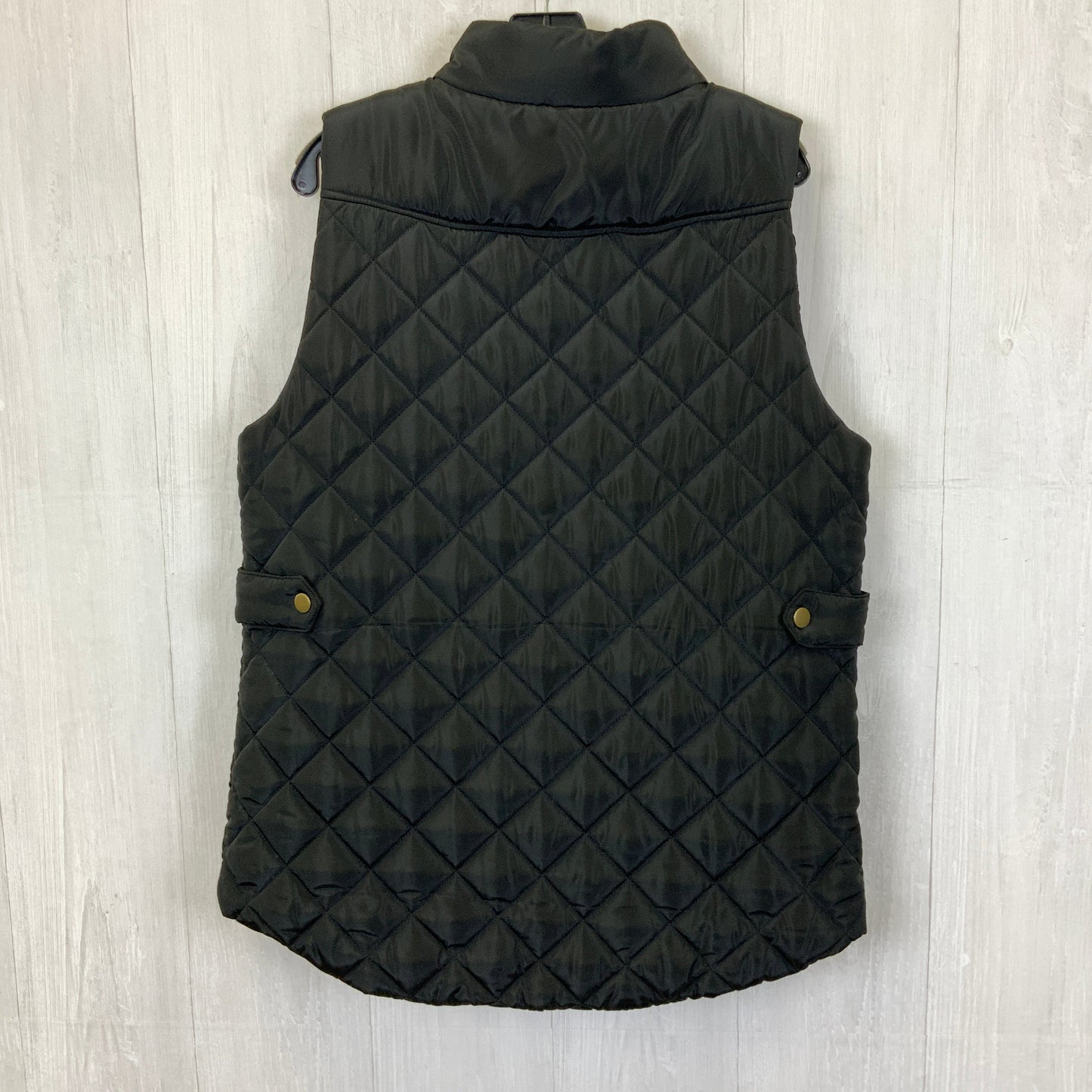 Vest Puffer & Quilted By Zenana Outfitters In Black, Size: Xl