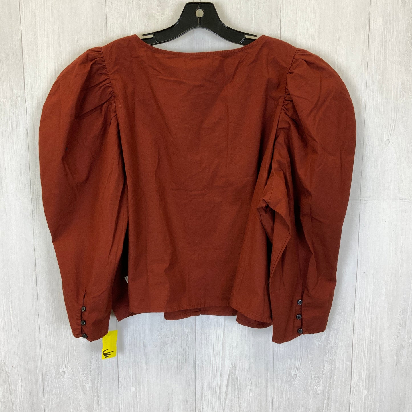 Top Long Sleeve By Levis In Brown, Size: 3x