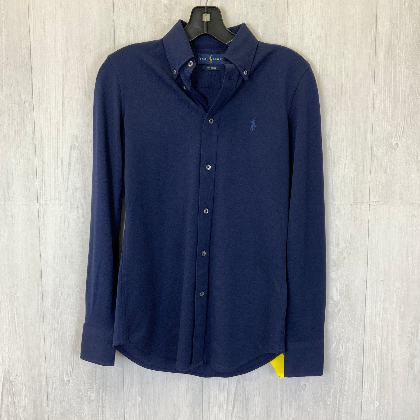 Blouse Long Sleeve By Ralph Lauren Blue Label In Blue, Size: Xs