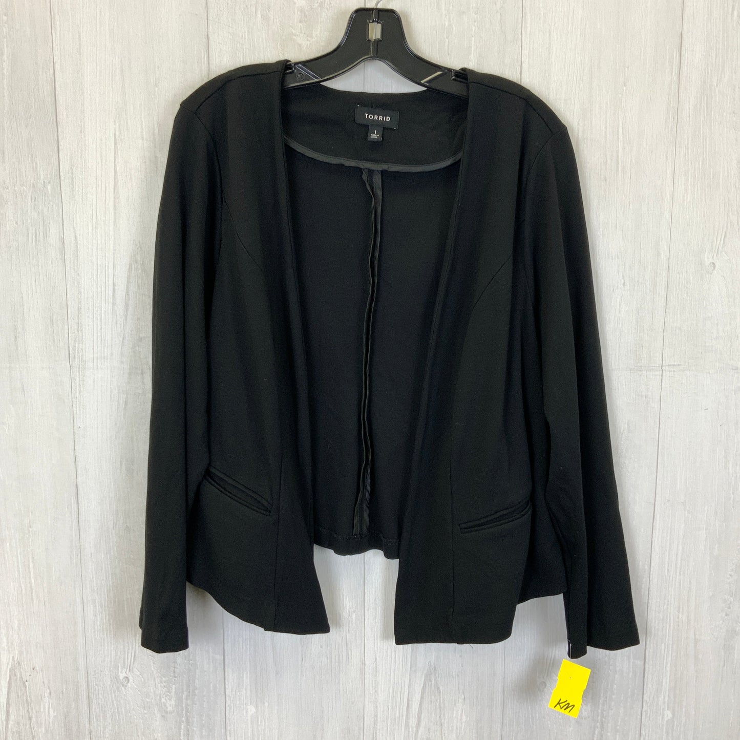 Blazer By Torrid In Black, Size: 1x