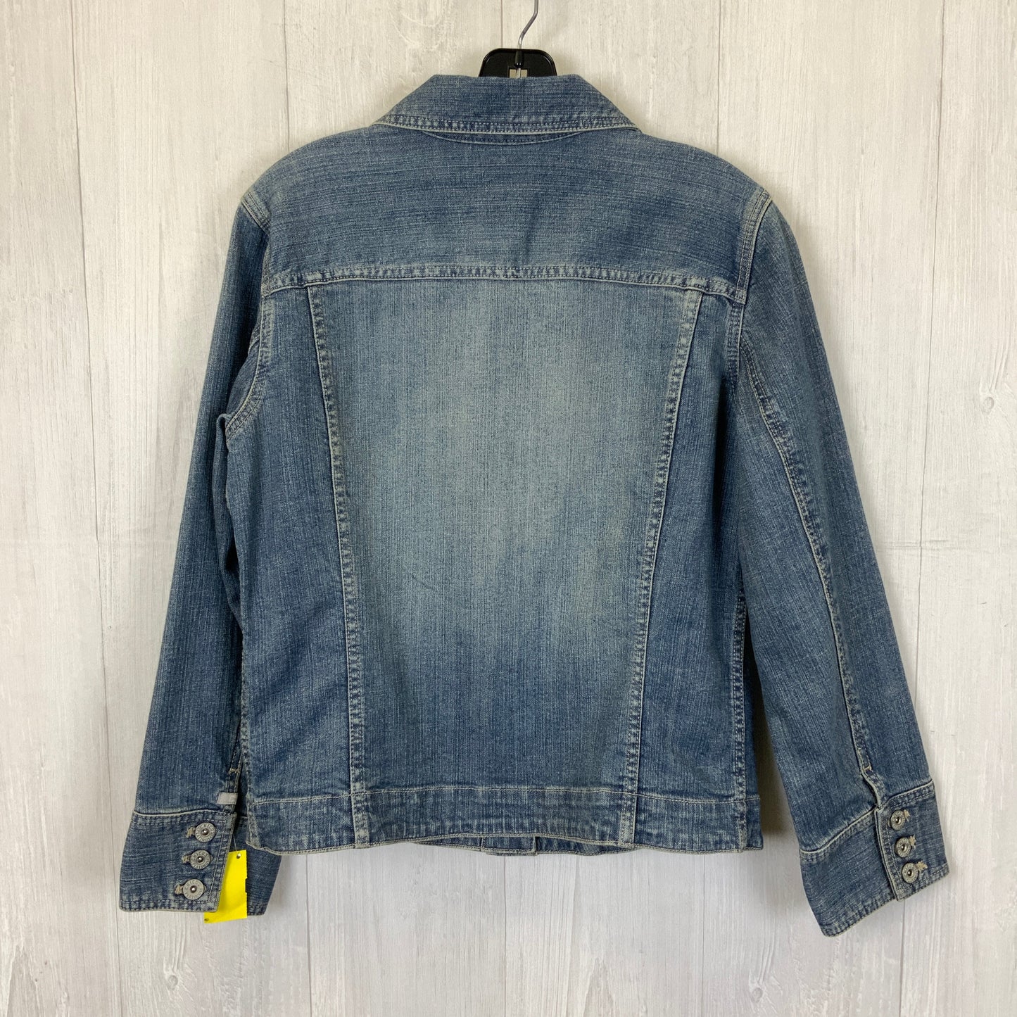 Jacket Denim By Chicos In Blue Denim, Size: M