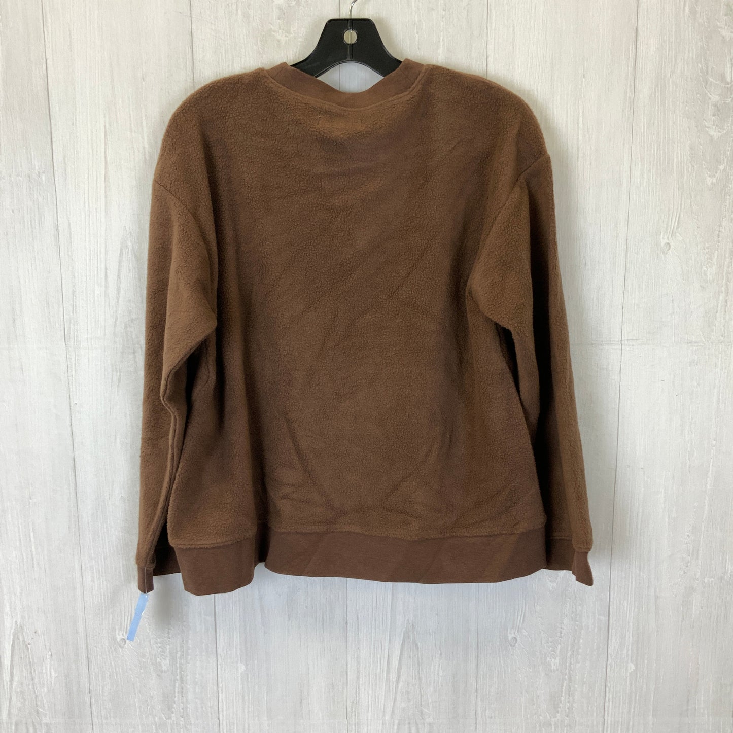 Sweatshirt Crewneck By Madewell In Brown, Size: Xs