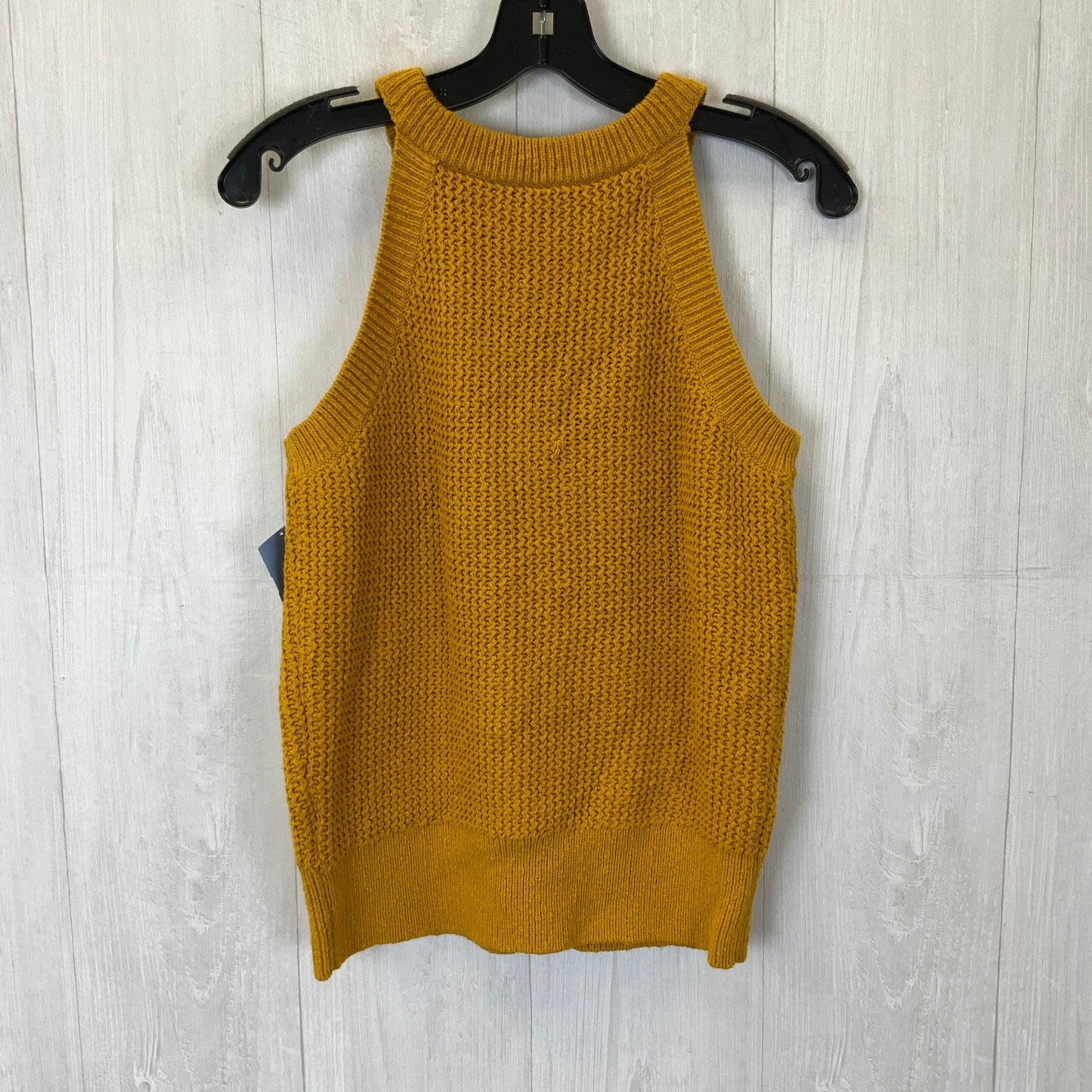 Top Sleeveless By Madewell In Yellow, Size: S