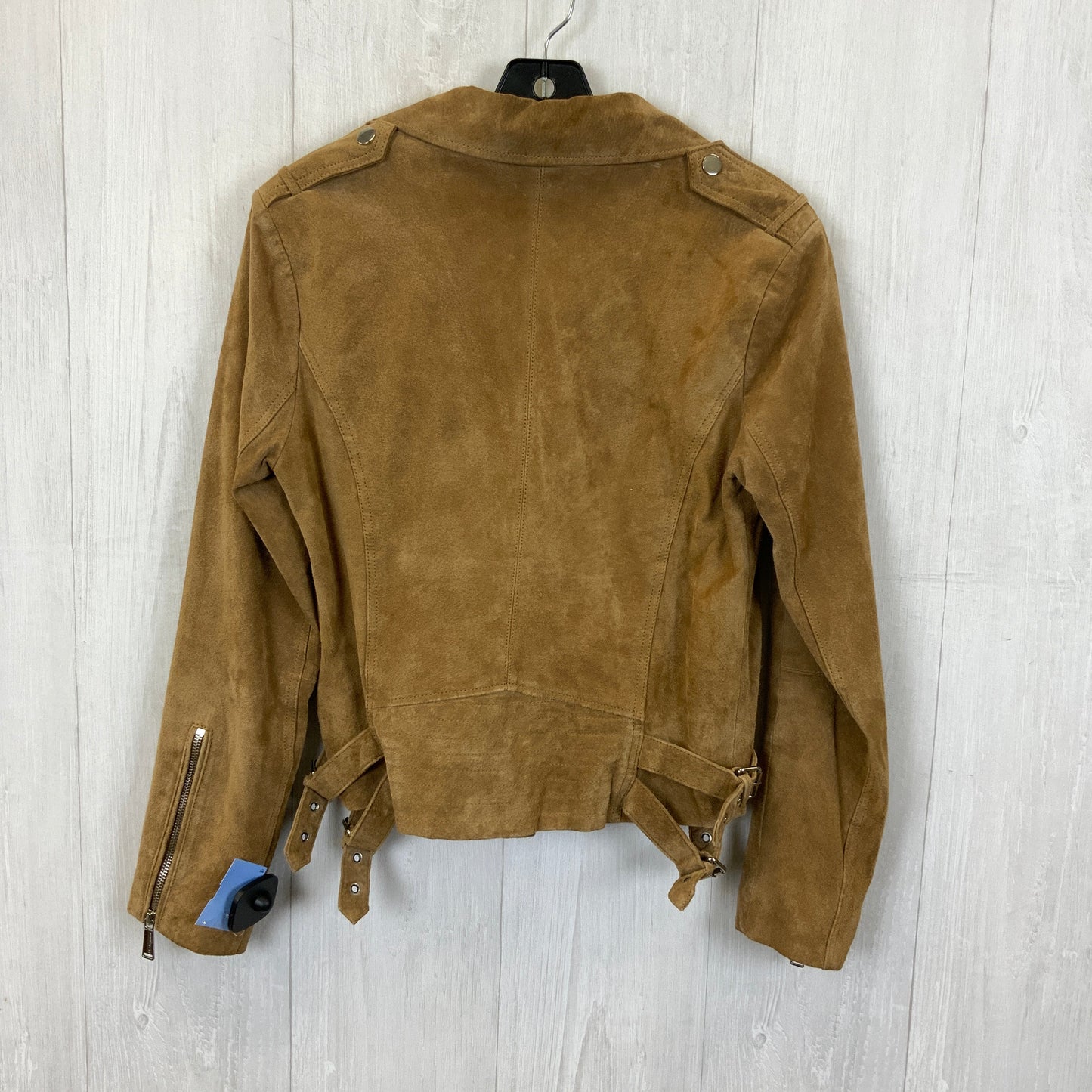 Jacket Leather By Bcbgeneration In Tan, Size: S