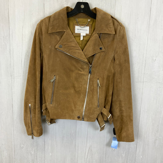 Jacket Leather By Bcbgeneration In Tan, Size: S