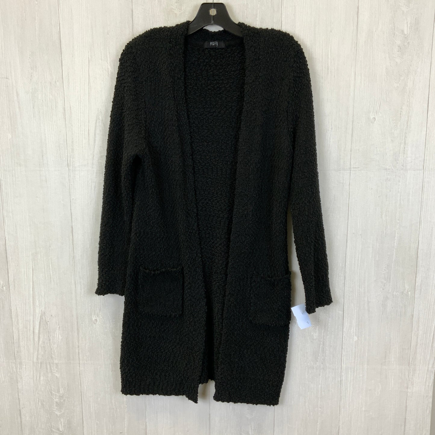 Sweater Cardigan By Clothes Mentor In Black, Size: M