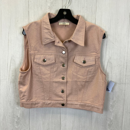 Vest Other By Entro In Pink Denim, Size: L