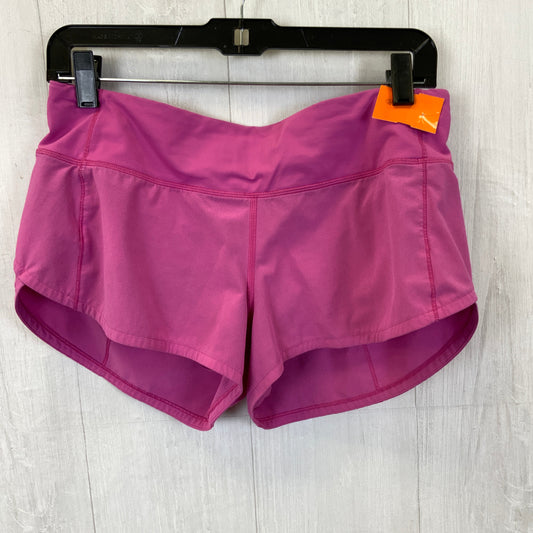 Athletic Shorts By Lululemon In Pink, Size: 6