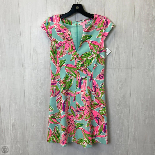 Dress Designer By Lilly Pulitzer In Blue & Pink, Size: Xs