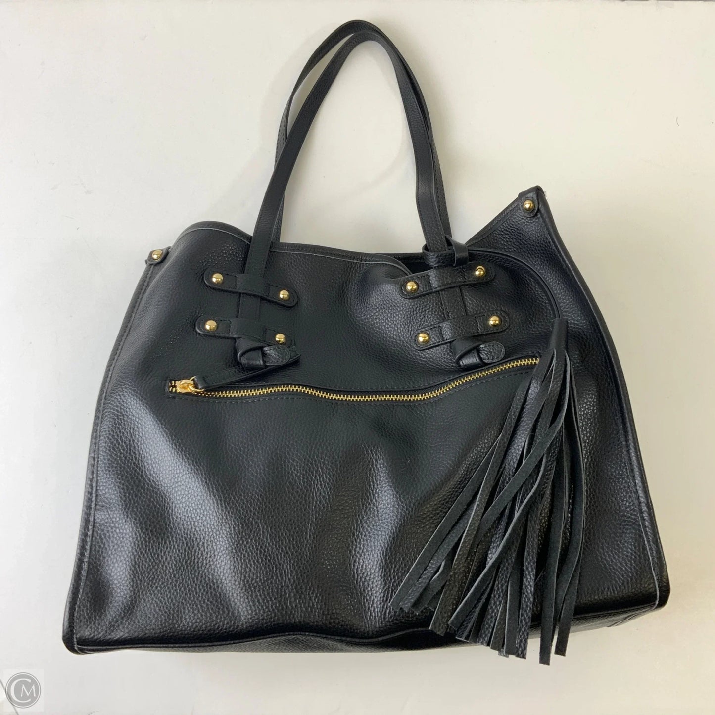 Handbag Leather By Clothes Mentor, Size: Large