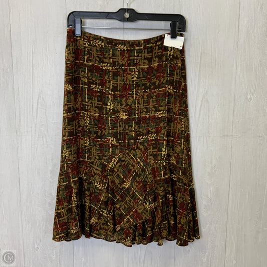 Skirt Midi By Loft In Brown, Size: S