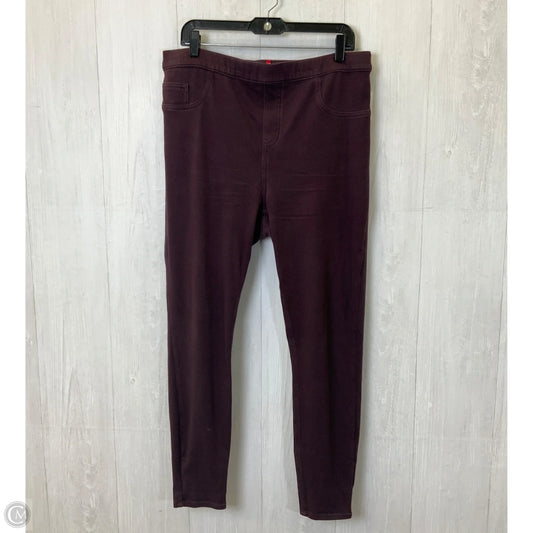 Pants Leggings By Spanx In Purple, Size: 1x