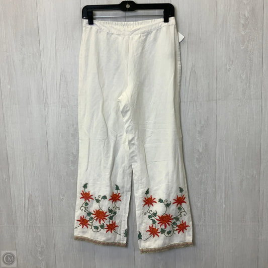 Pants Cropped By Soft Surroundings In White, Size: Xsp
