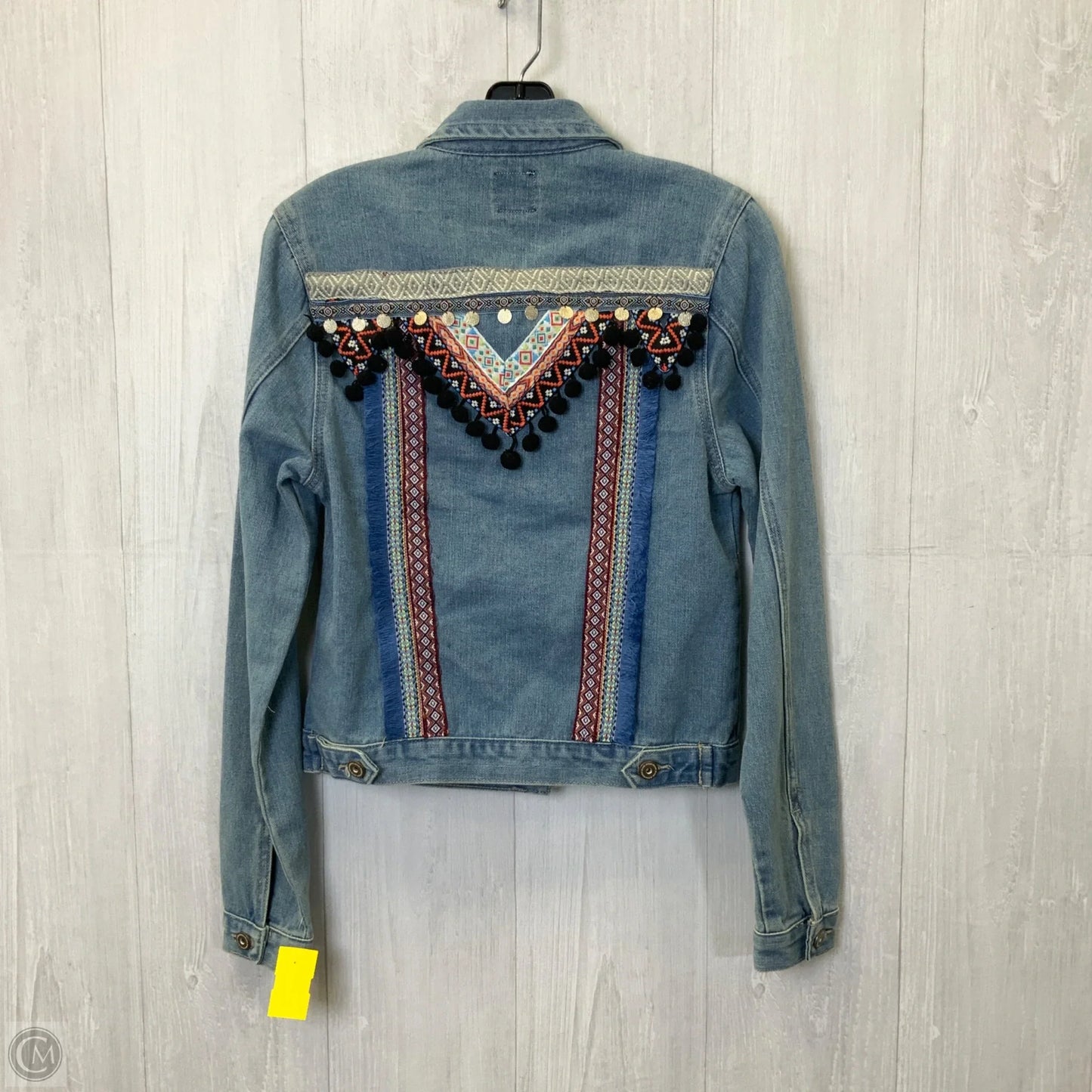 Jacket Denim By Clothes Mentor In Blue Denim, Size: S