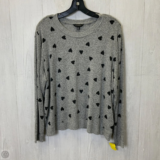 Top Long Sleeve By Lucky Brand In Grey, Size: 1x