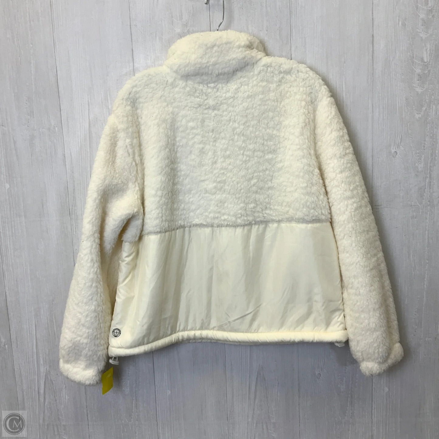 Jacket Faux Fur & Sherpa By Mondetta In Cream, Size: M