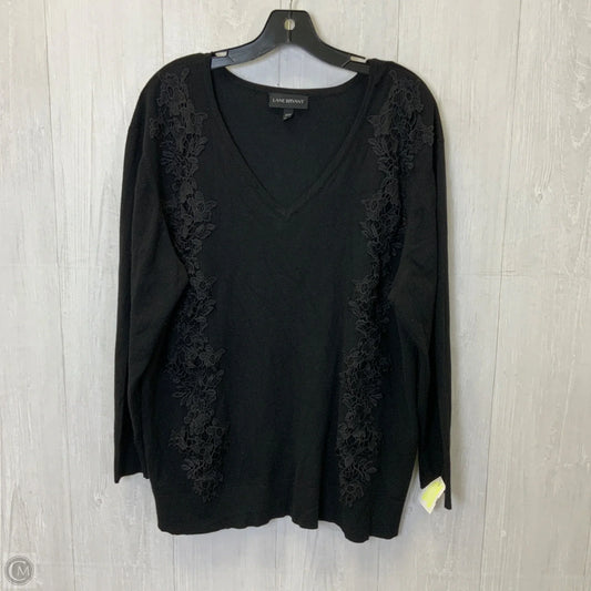 Sweater By Lane Bryant In Black, Size: 3x