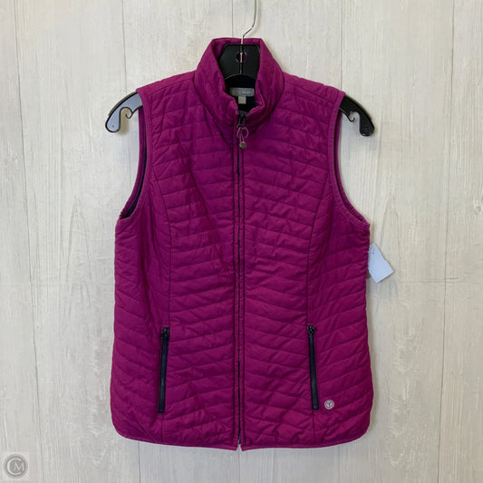 Vest Puffer & Quilted By Talbots In Purple, Size: S