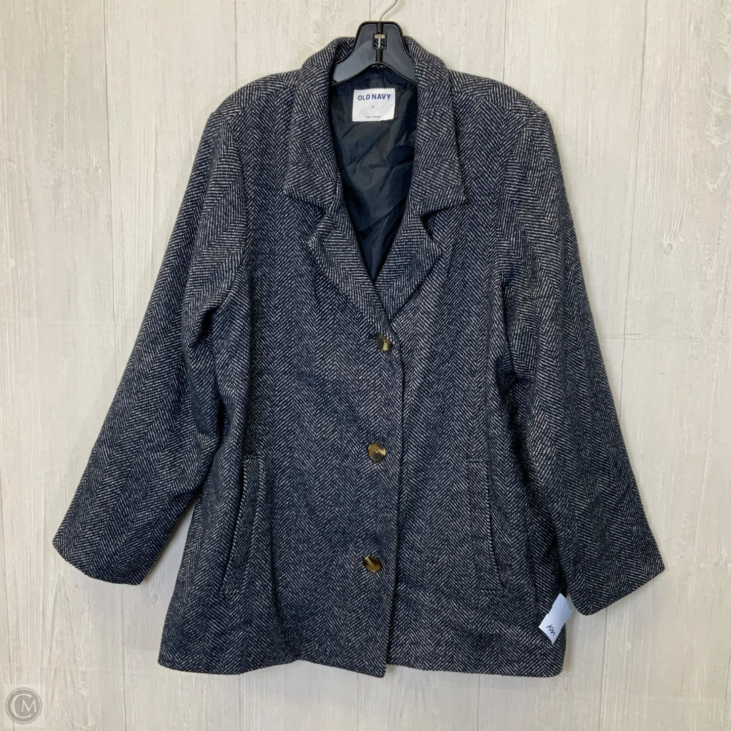 Coat Peacoat By Old Navy In Navy, Size: L