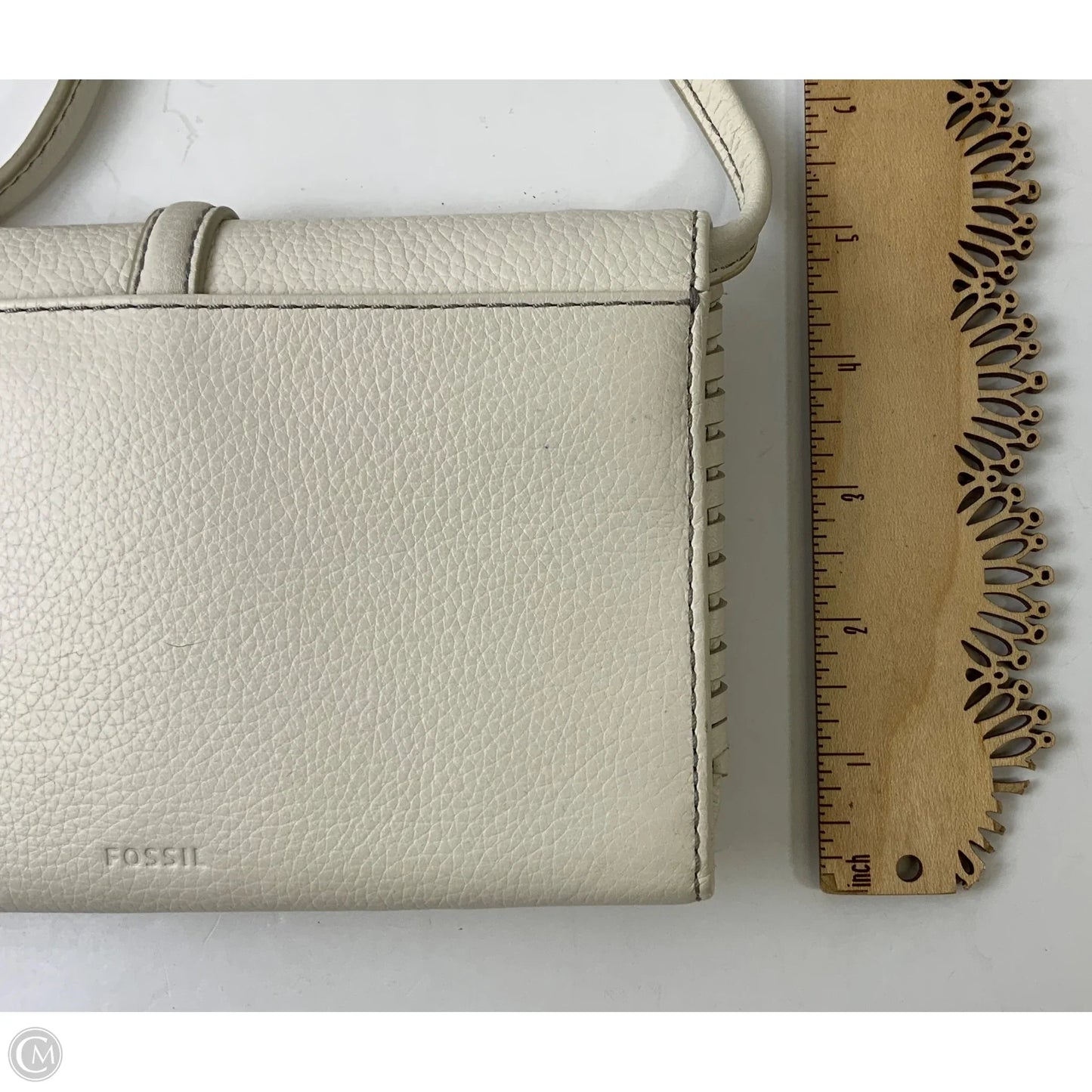 Crossbody Leather By Fossil, Size: Small