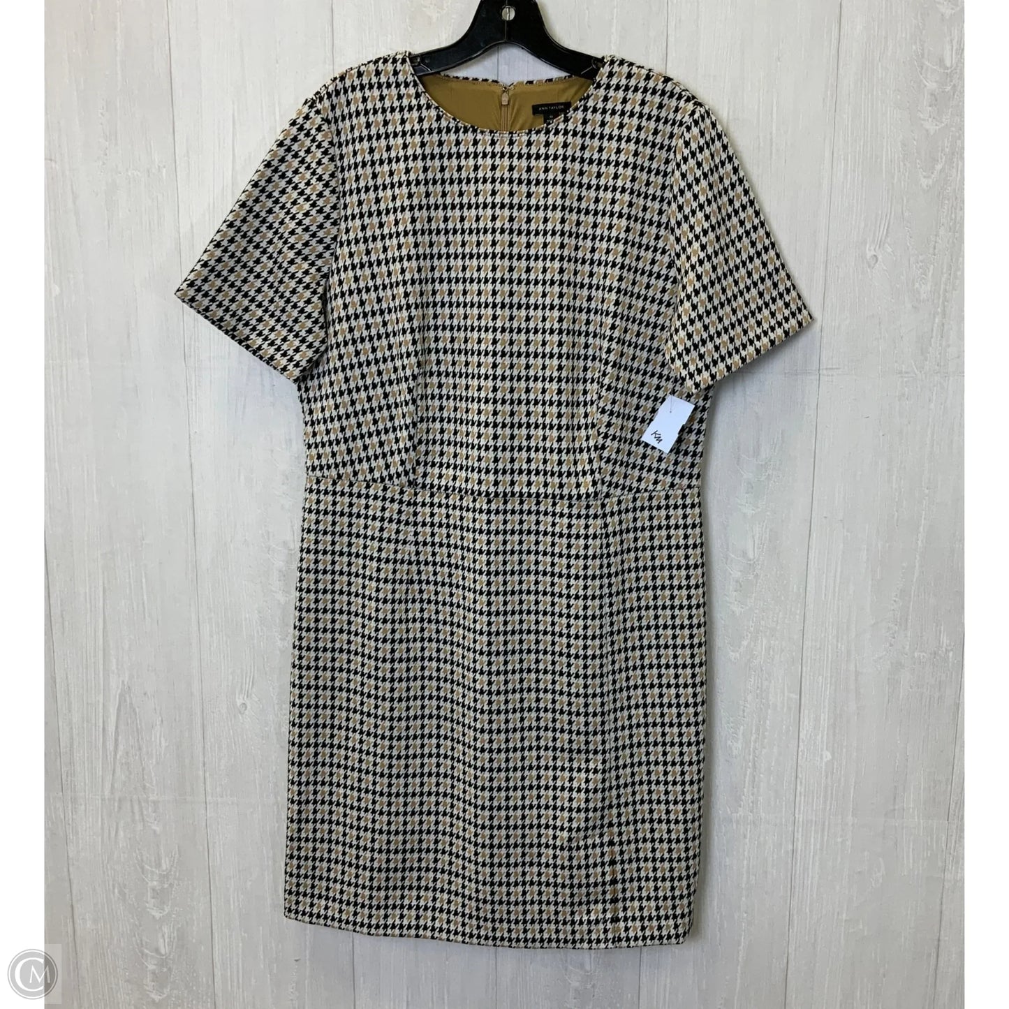 Dress Work By Ann Taylor In Grey & Tan, Size: L
