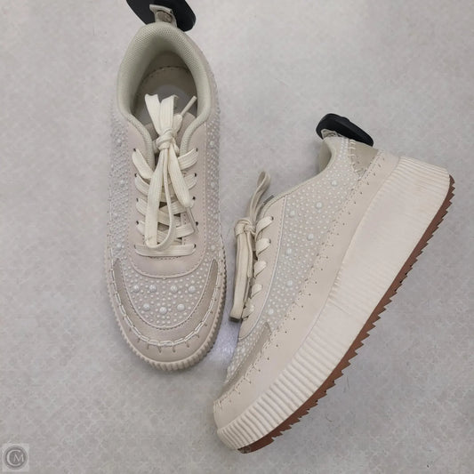 Shoes Athletic By Nicole Miller In Cream, Size: 6.5