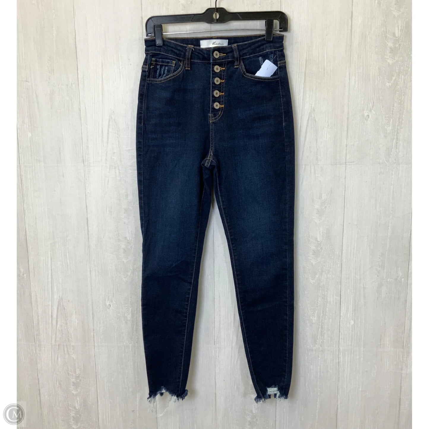 Jeans Skinny By Kancan In Blue, Size: 4