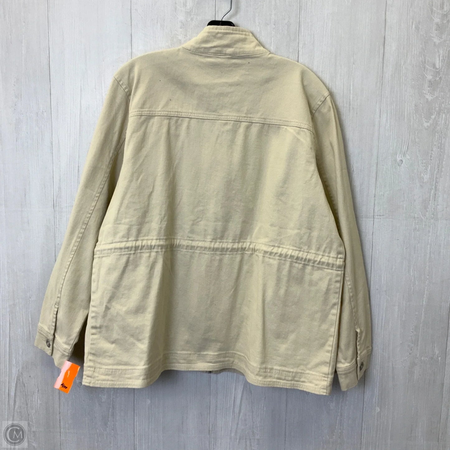 Jacket Utility By Baccini In Cream, Size: L