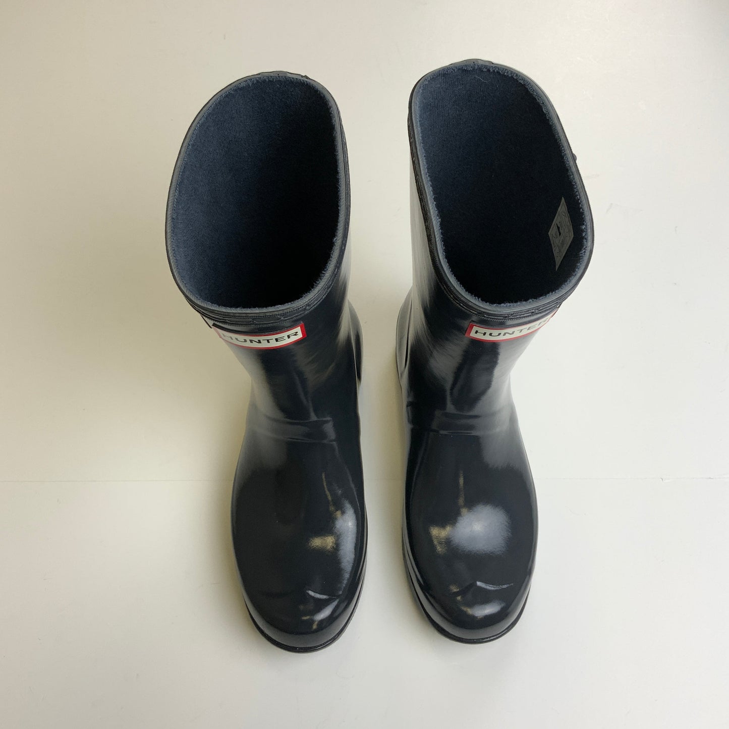 Boots Rain By Hunter In Navy, Size: 7