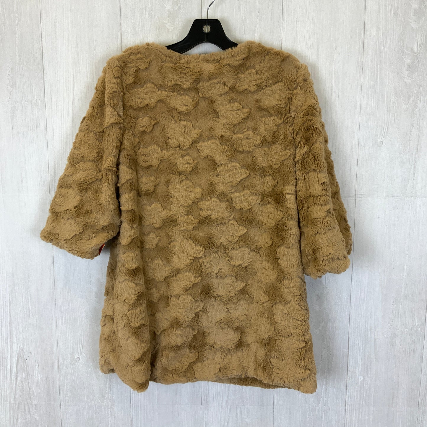 Coat Faux Fur & Sherpa By Clothes Mentor In Tan, Size: S