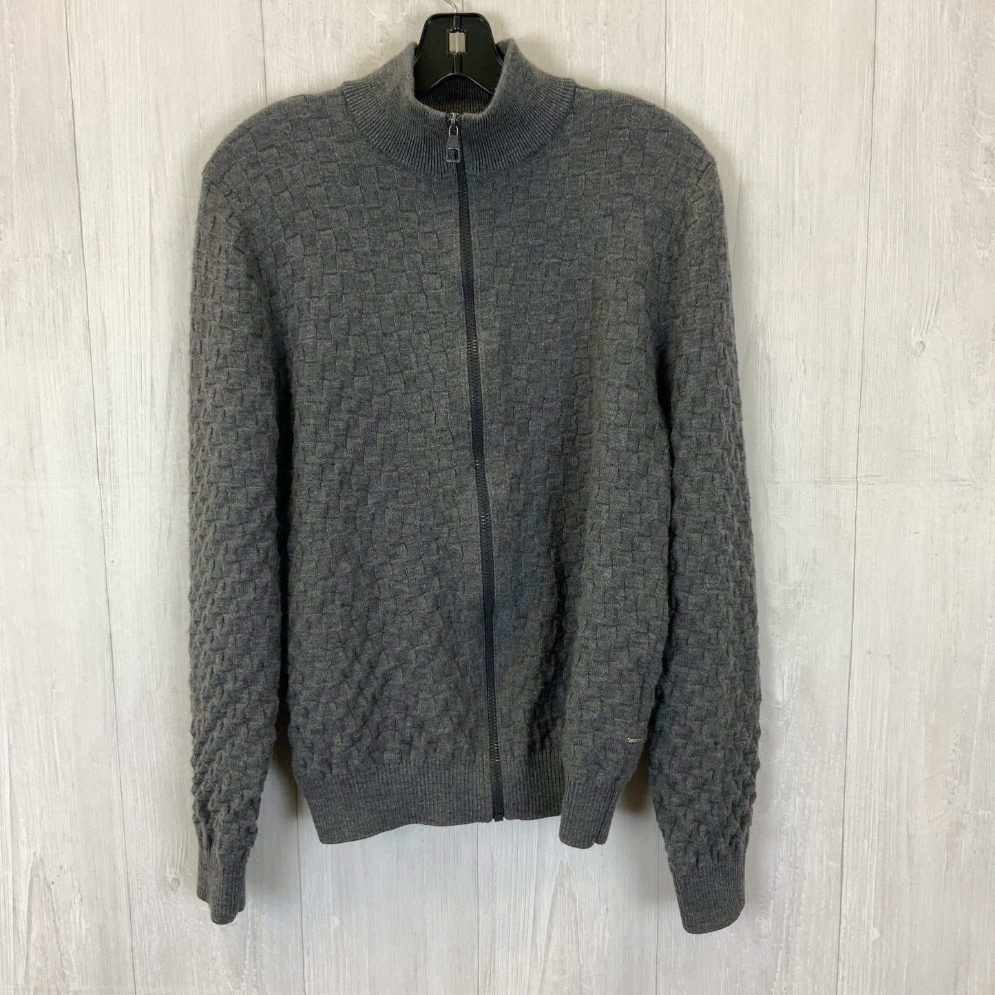 Grey Cardigan Luxury Designer Louis Vuitton, Size L