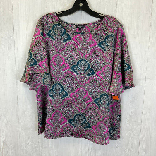 Blouse Short Sleeve By Limited O  Size: Xl