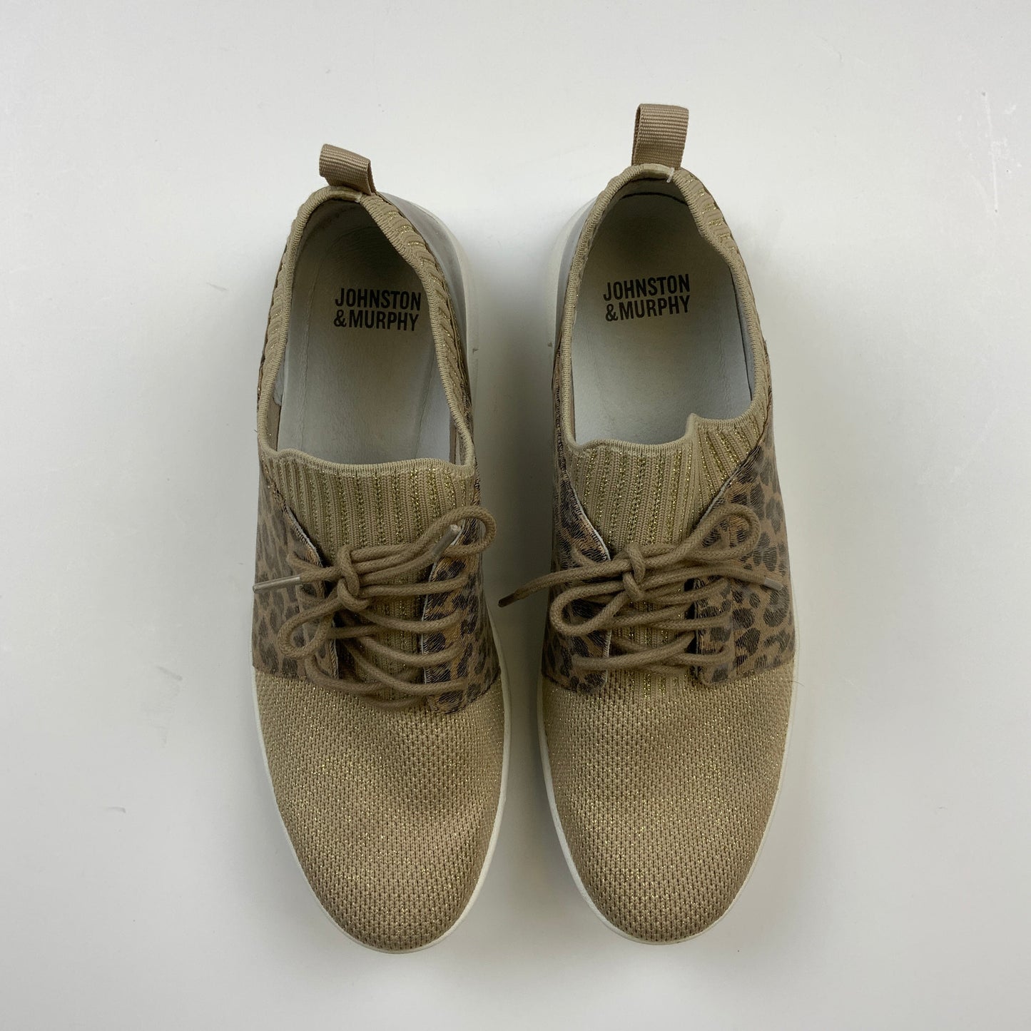 Cream Shoes Sneakers Johnston & Murphy, Size 9