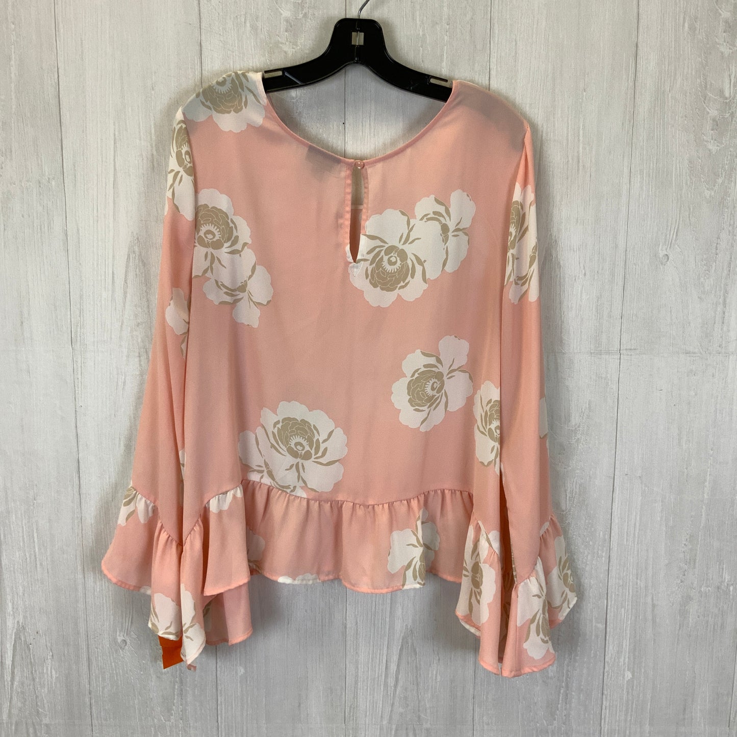 Blouse Long Sleeve By Ana In Pink, Size: Xl