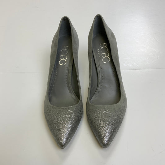 Shoes Heels Stiletto By Bcbg In Grey, Size: 8