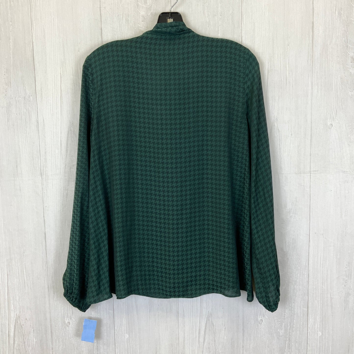 Hunter Green Blouse Long Sleeve Worthington, Size M