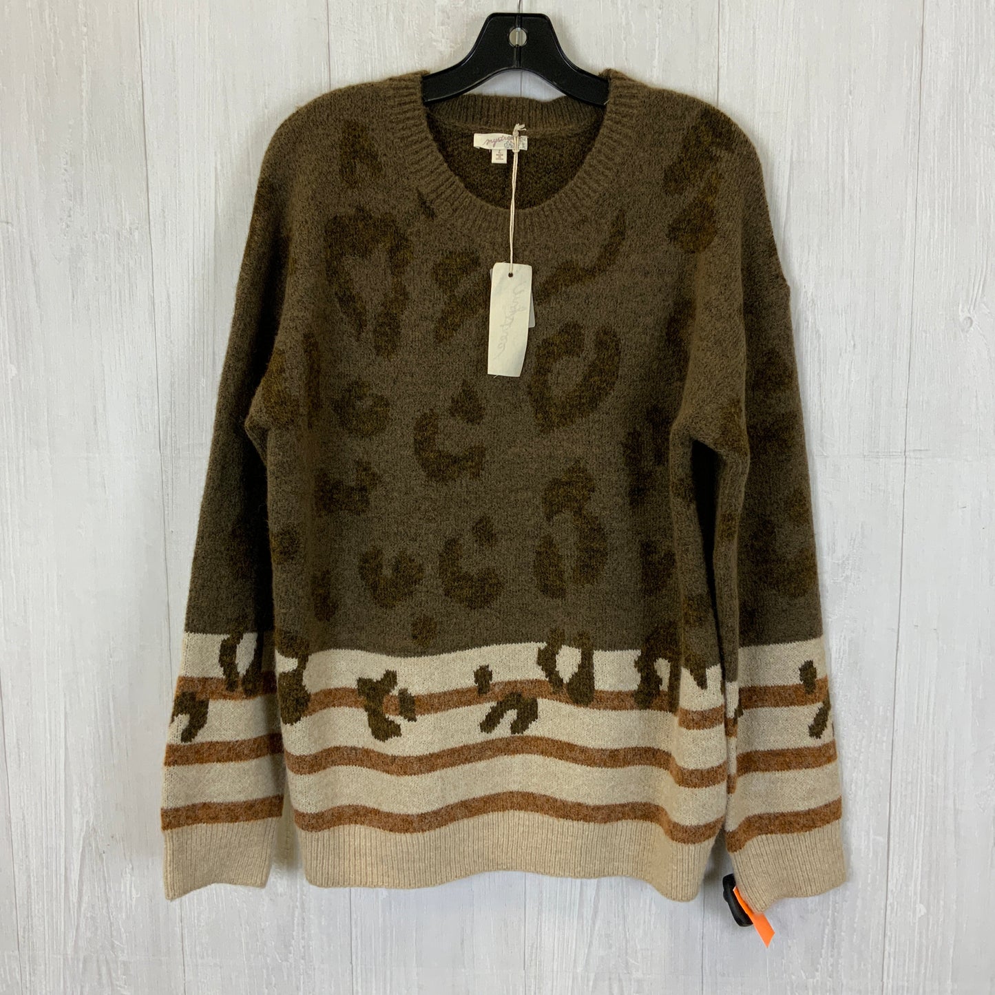 Sweater By Mystree In Brown, Size: L