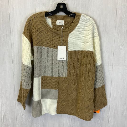 Cream Sweater Andree By Unit, Size L