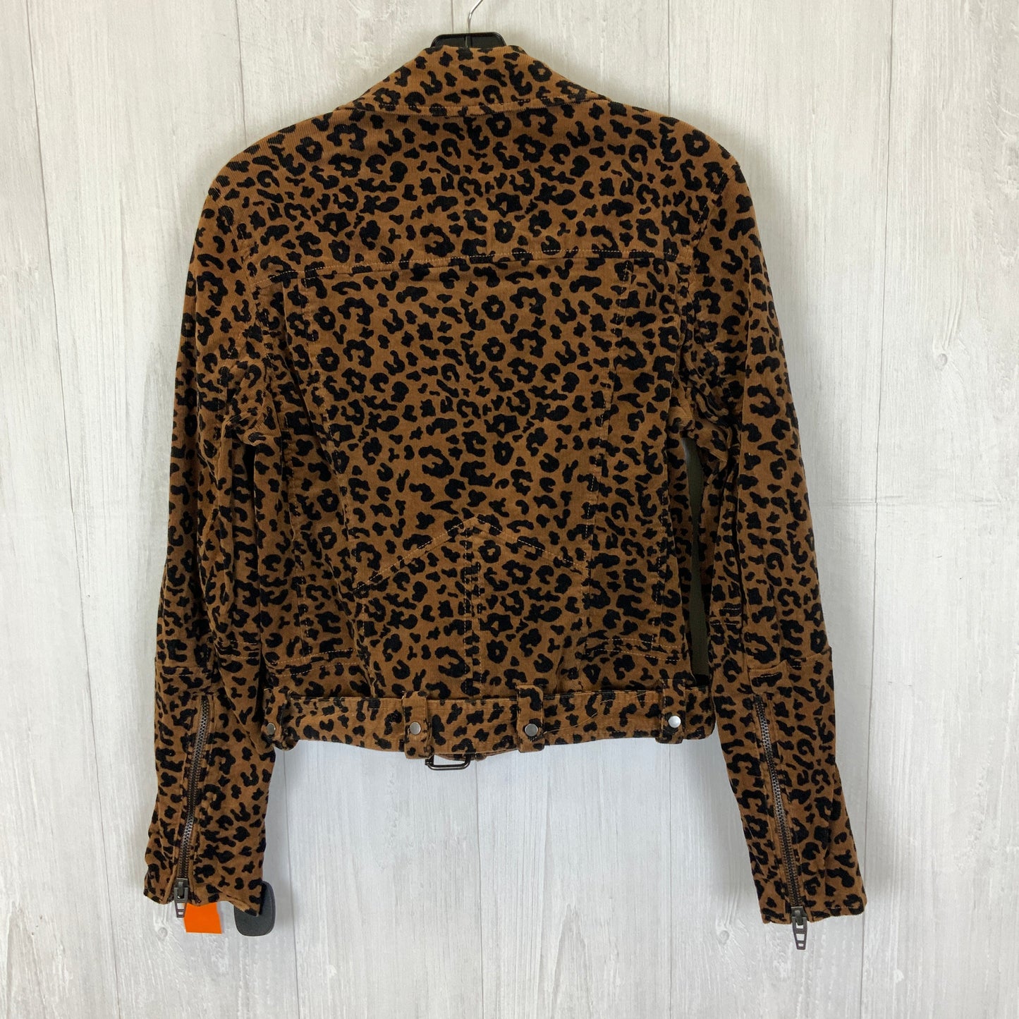 Jacket Moto By Blanknyc In Animal Print Corduroy , Size: M