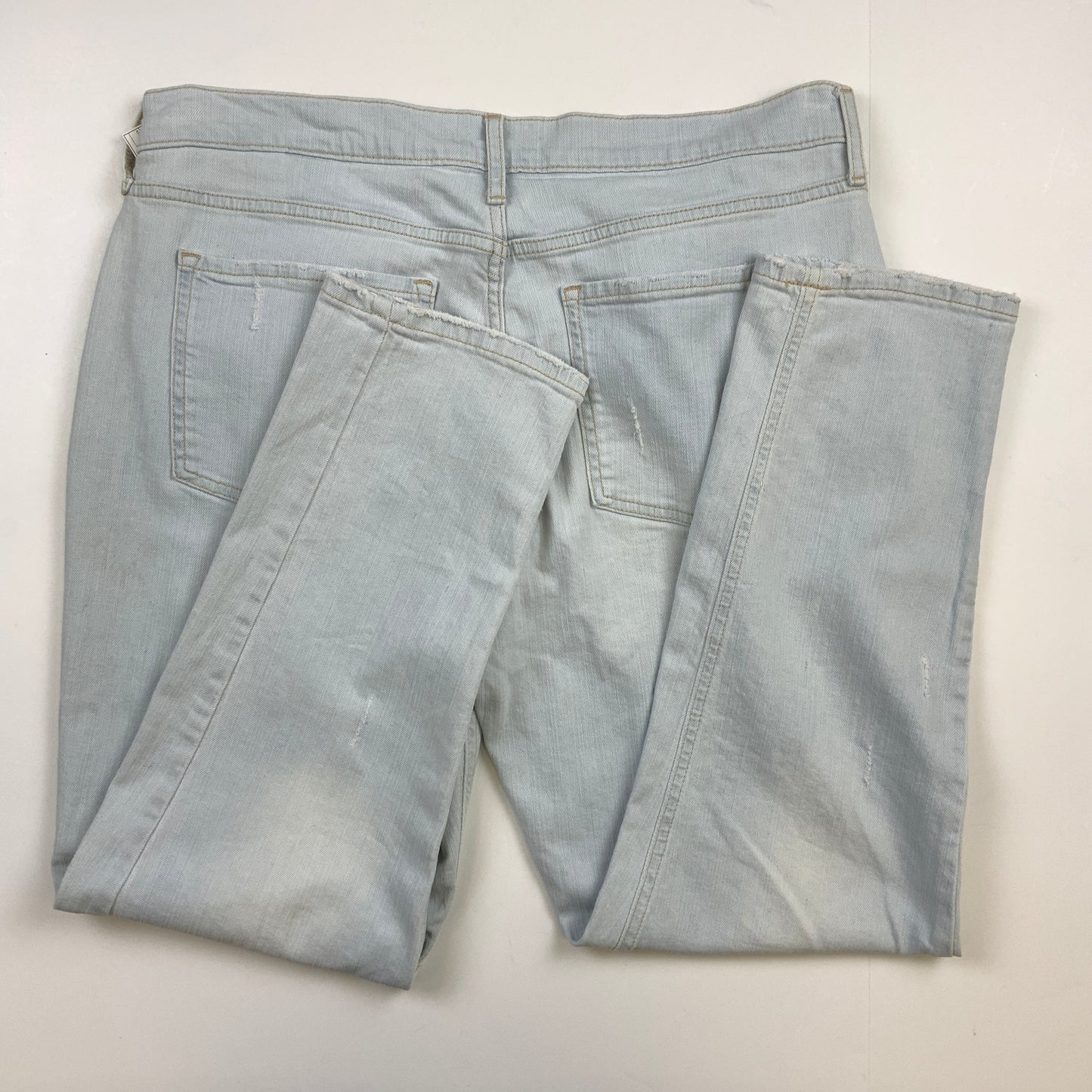 Jeans Boyfriend By Banana Republic In Blue Denim, Size: 14