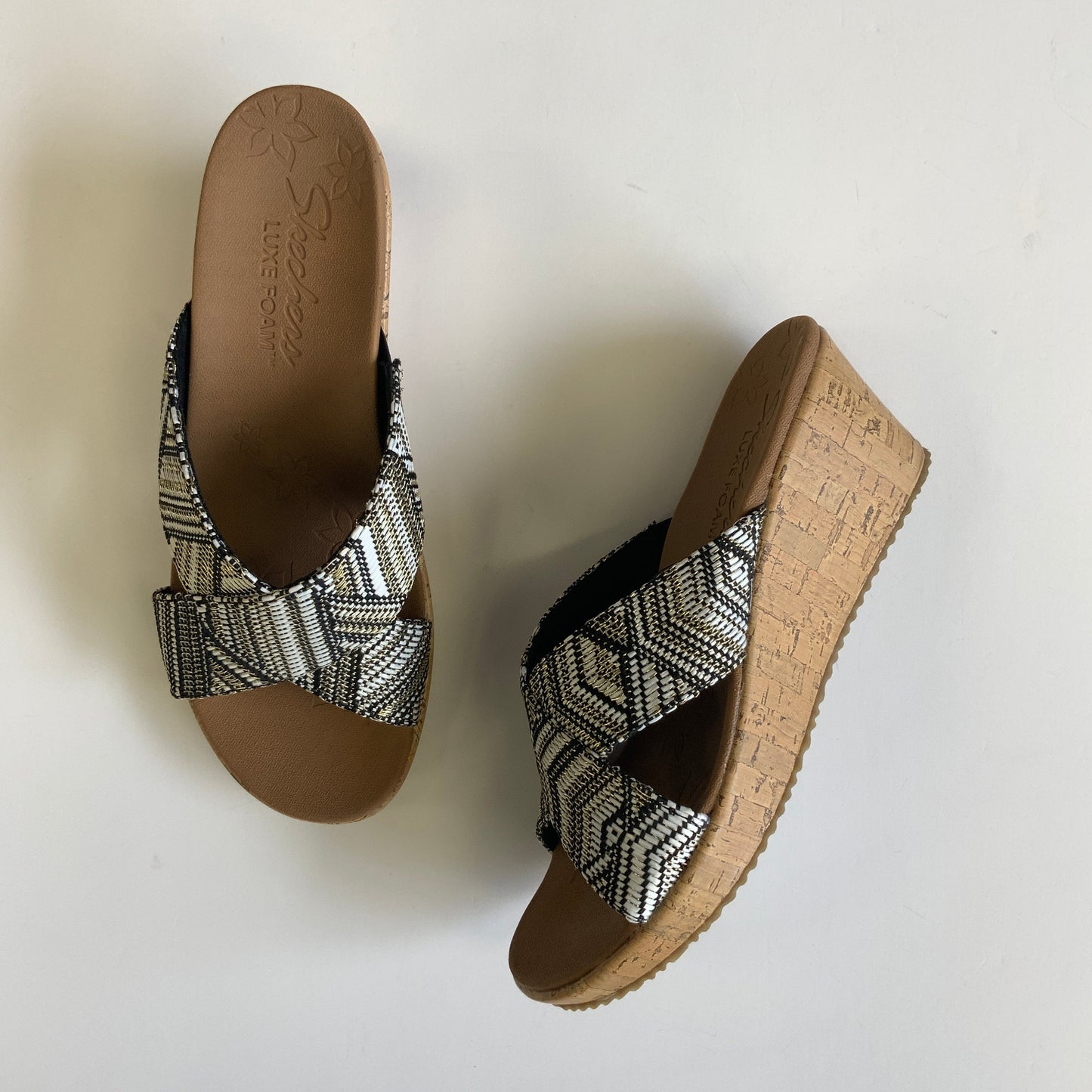 Sandals Heels Wedge By Skechers  Size: 9