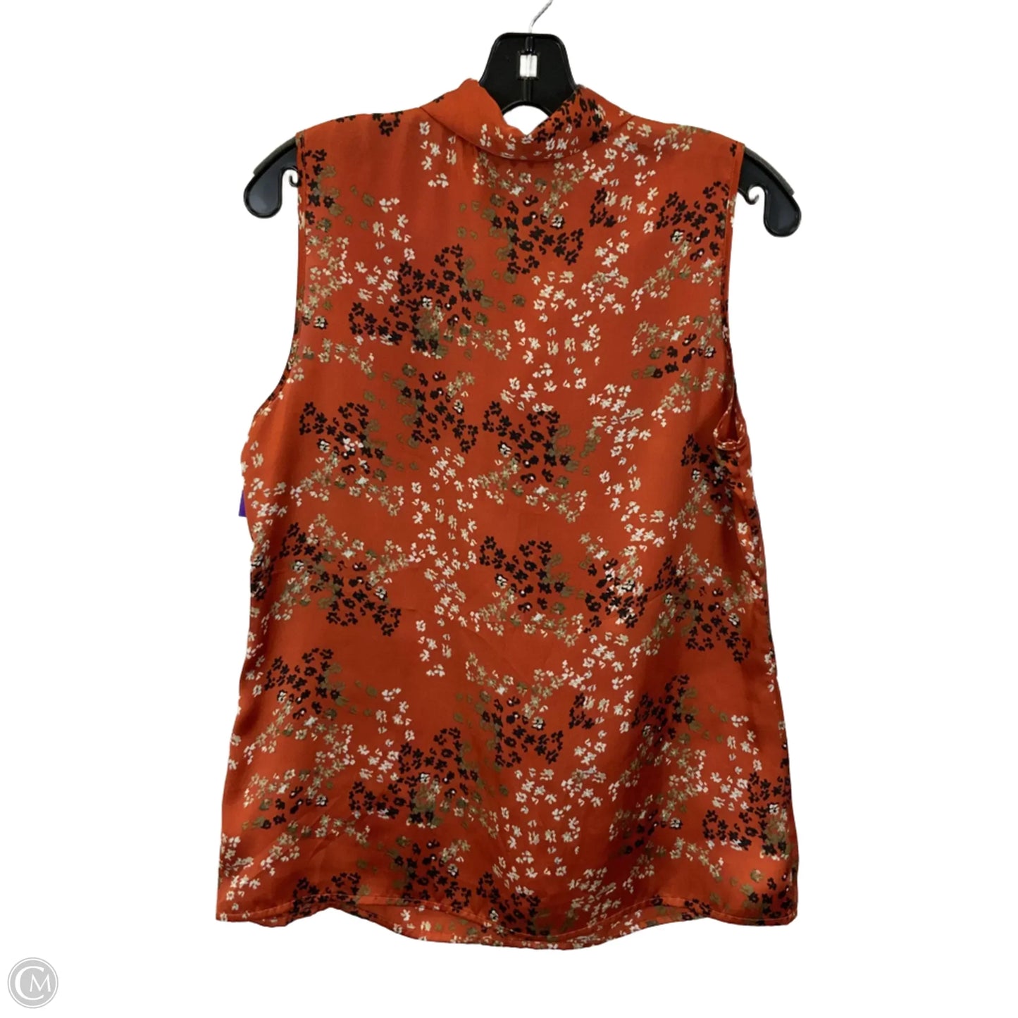 Top Sleeveless By Limited In Orange, Size: M