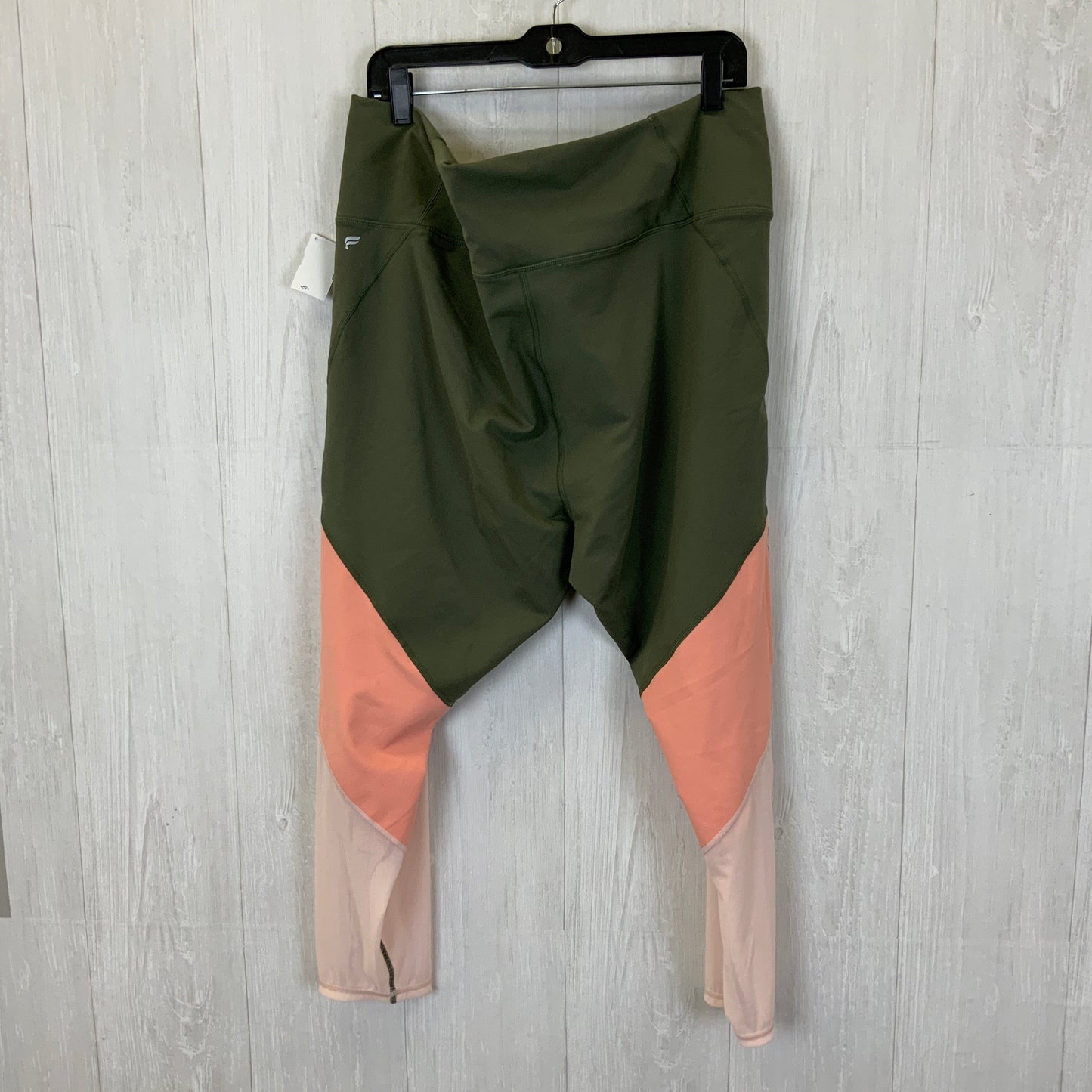 Athletic Leggings By Fabletics In Green, Size: 4x