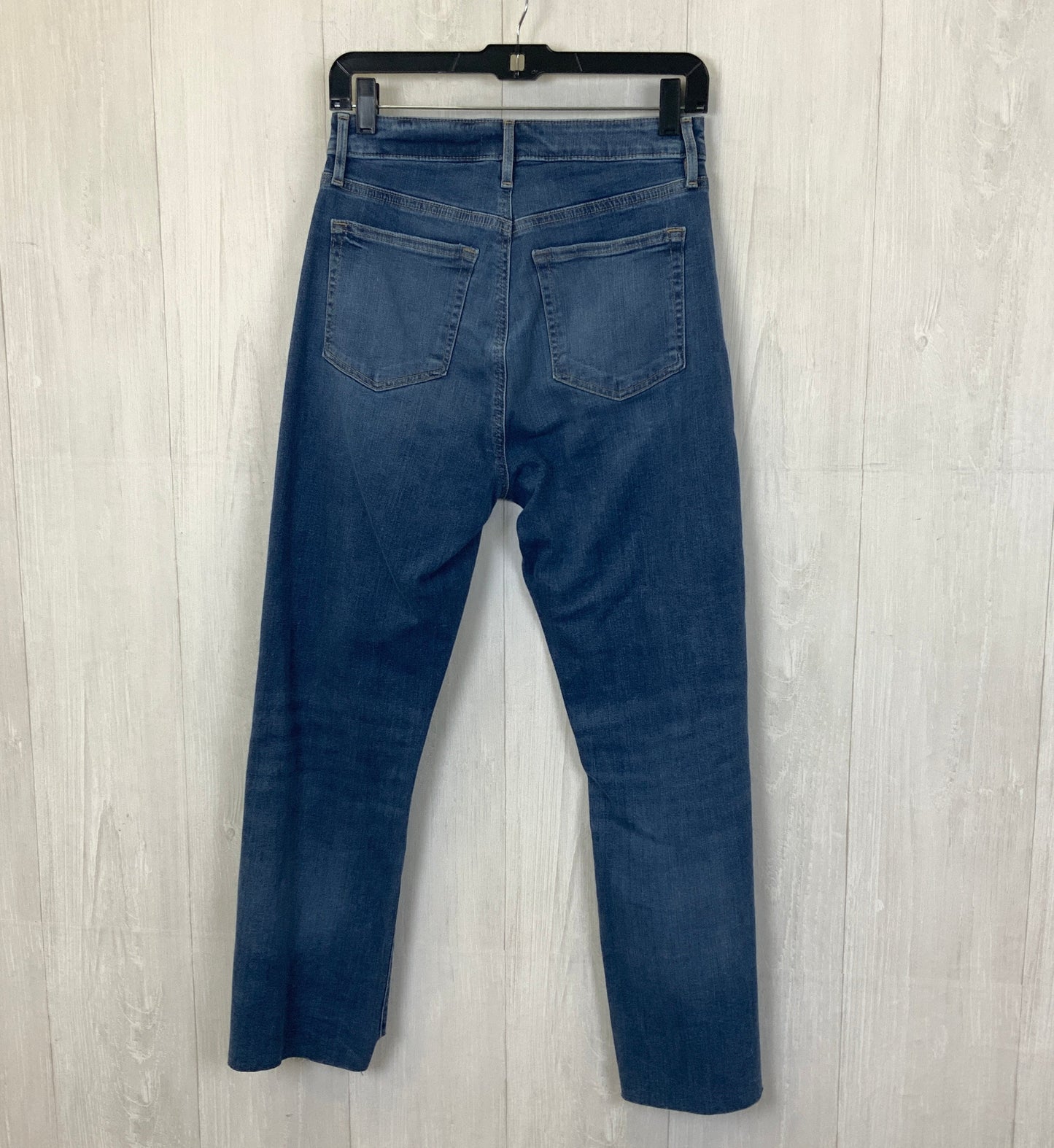 Jeans Cropped By Loft In Blue Denim, Size: 4