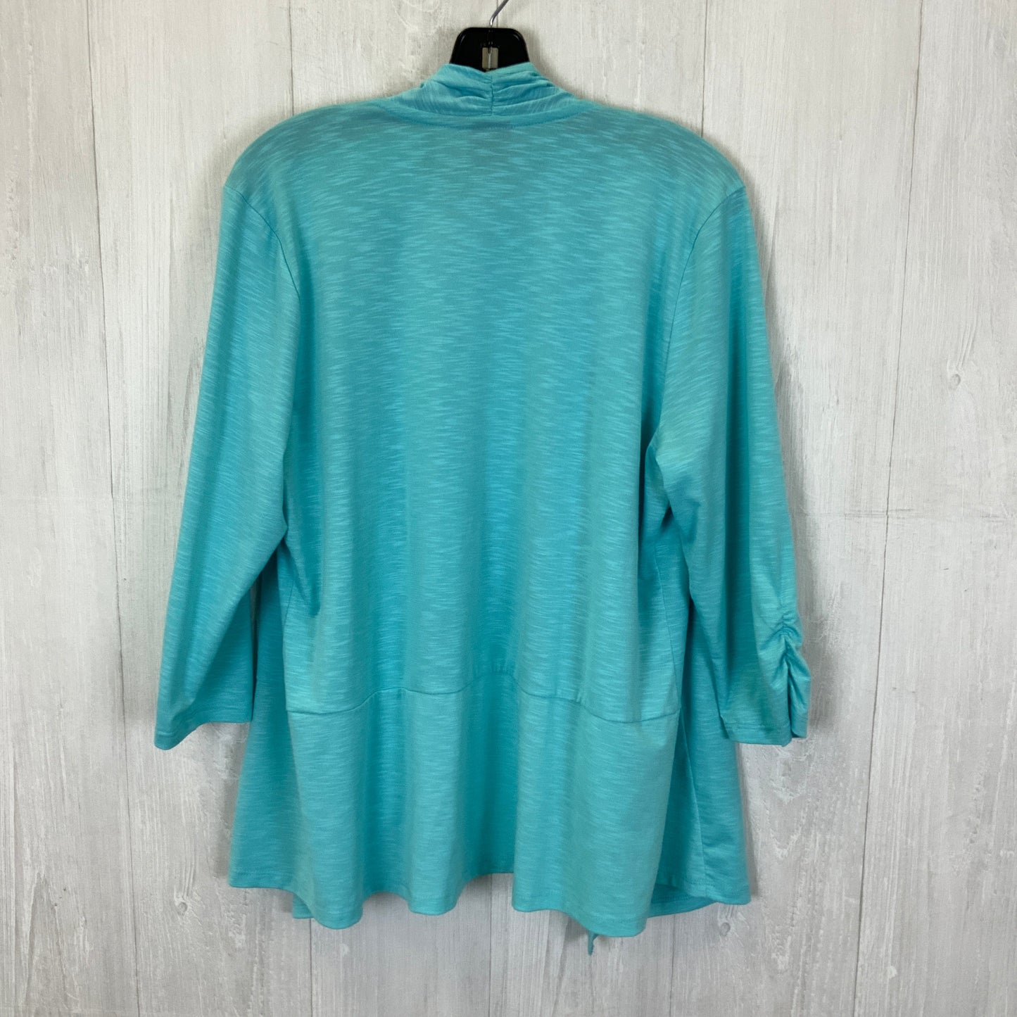 Cardigan By Rafaella In Blue, Size: Xl