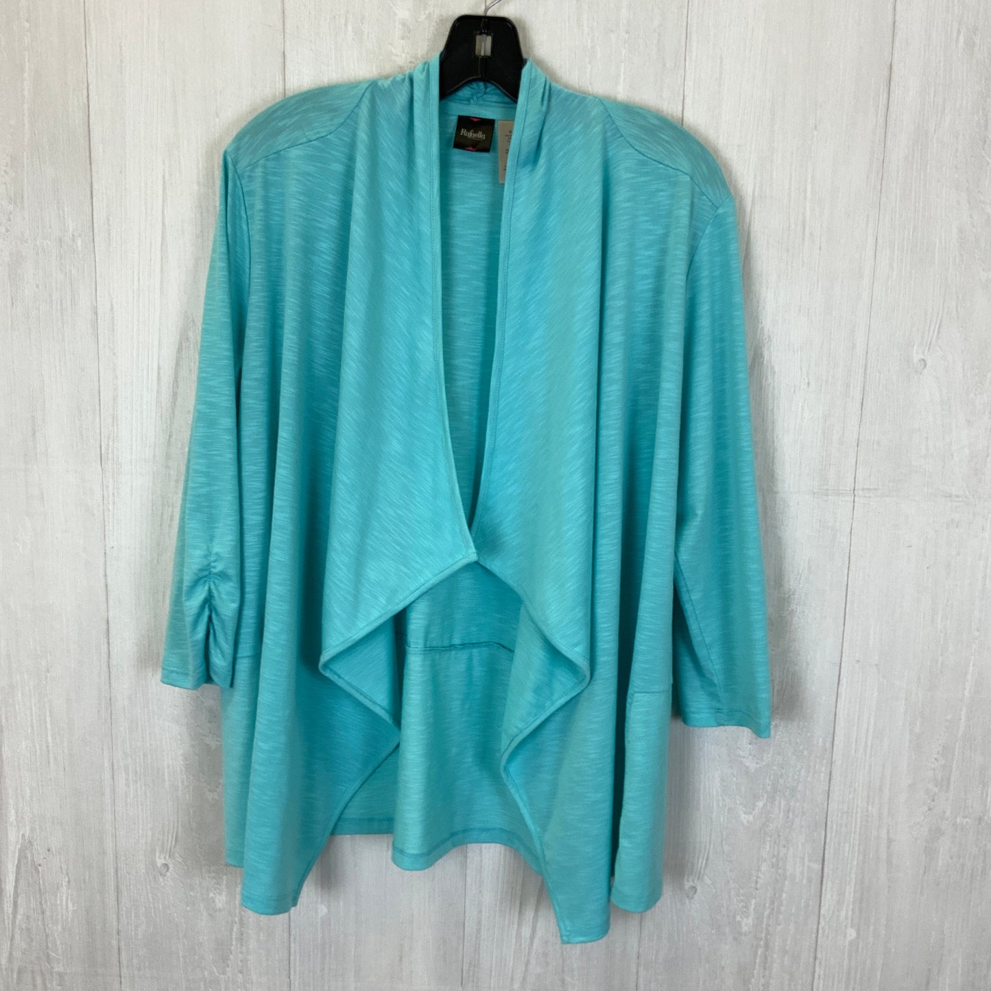 Cardigan By Rafaella In Blue, Size: Xl