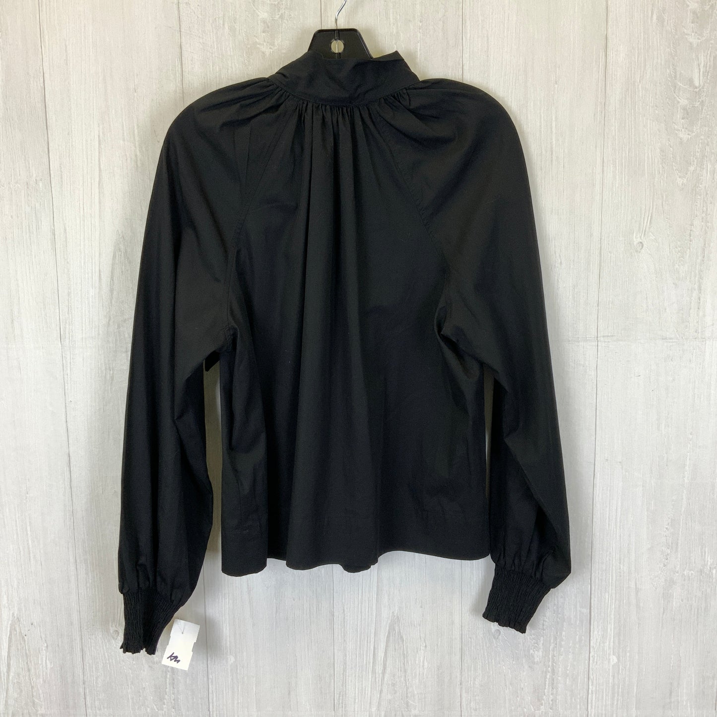 Top Long Sleeve By Top Shop In Black, Size: M