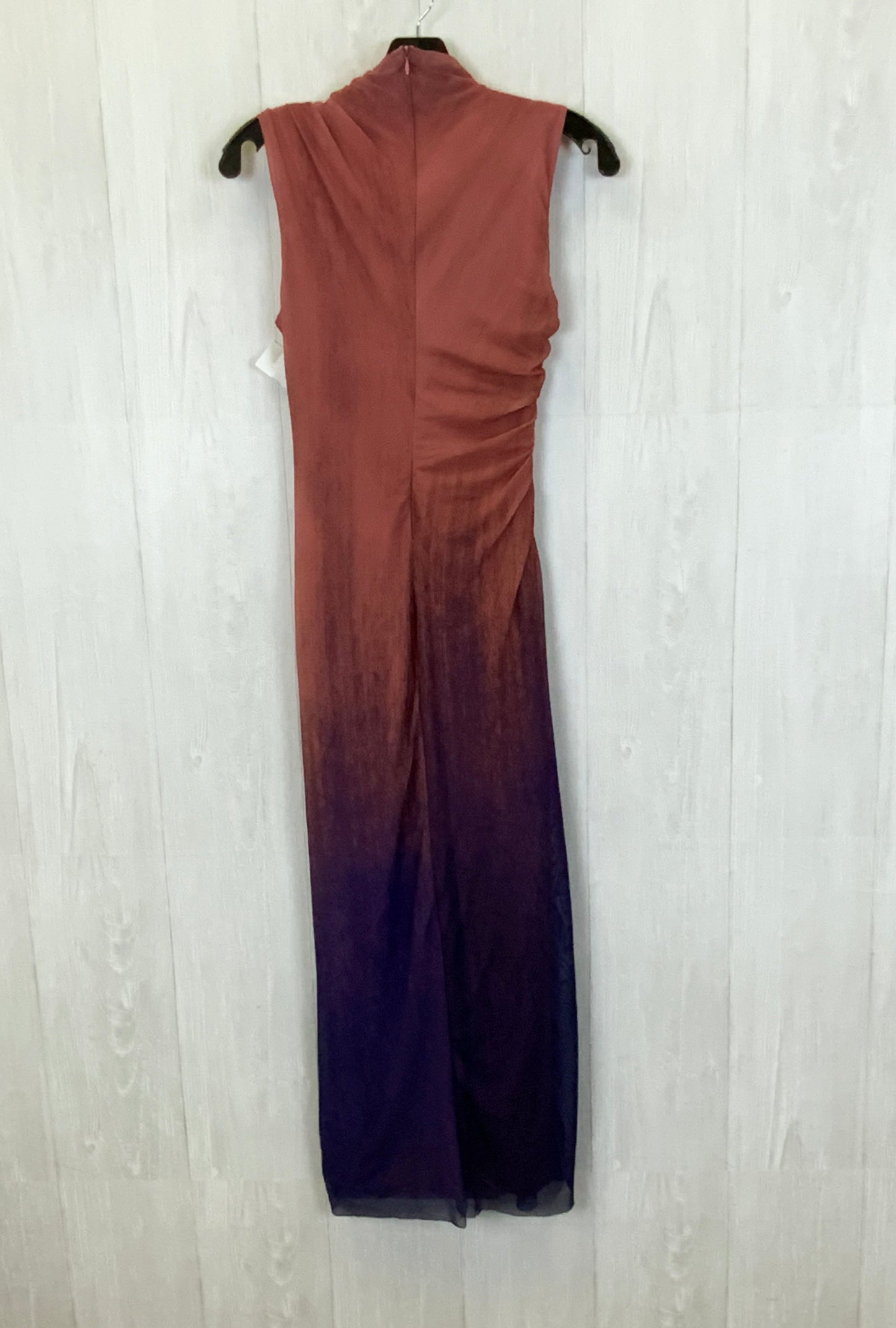 Dress Party Midi By Zara In Purple & Red, Size: S