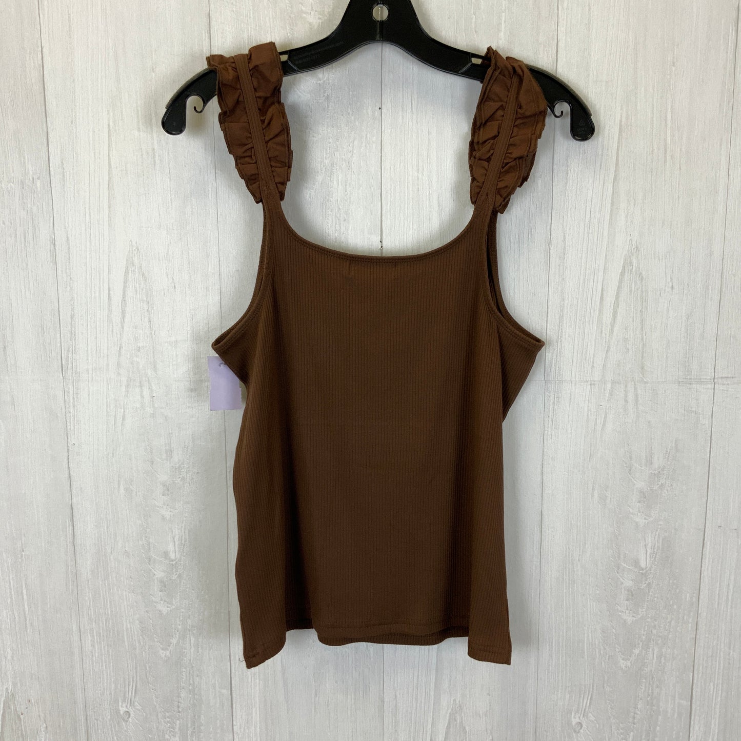 Brown Top Sleeveless J. Crew, Size L